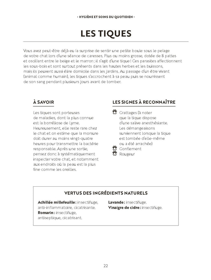 Les soins naturels pour mon chat