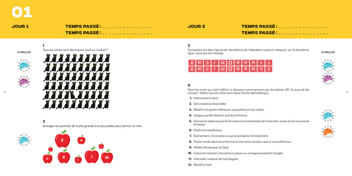 7 minutes par jour de sport cérébral Tome 2