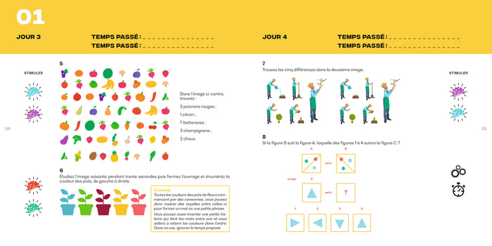 7 minutes par jour de sport cérébral Tome 2