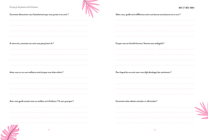 Ce que je n'ai jamais osé (m')avouer