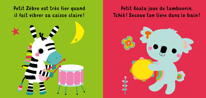 Mon livre bain - En avant la musique !