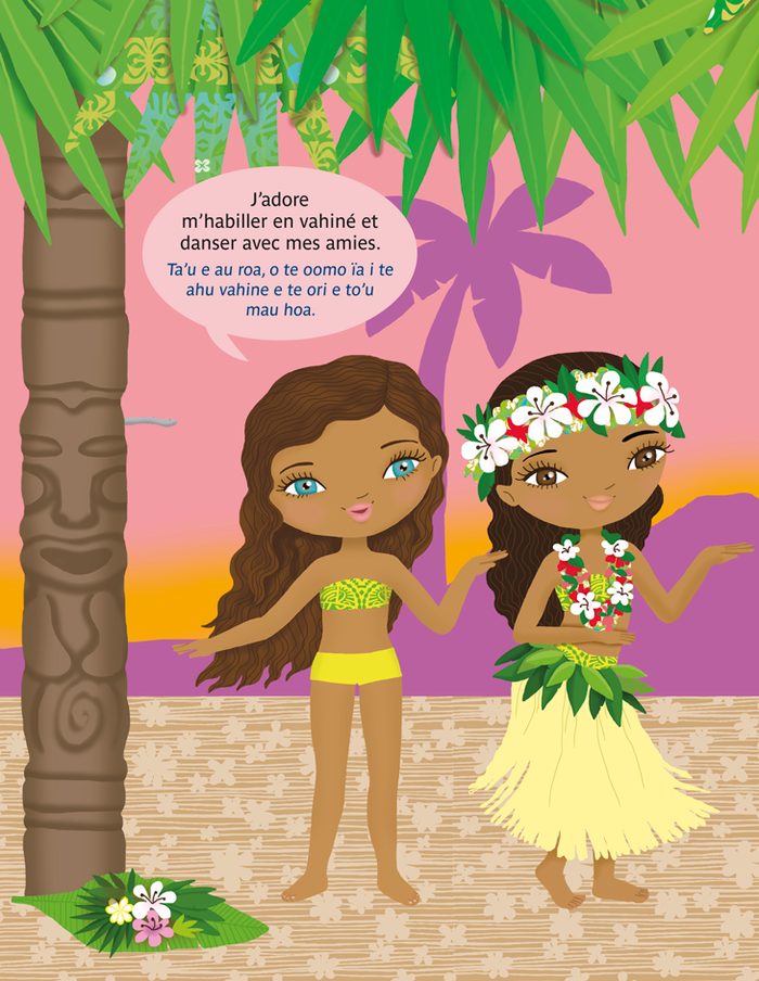 Minimiki - Stickers - Habille Mohea à Tahiti