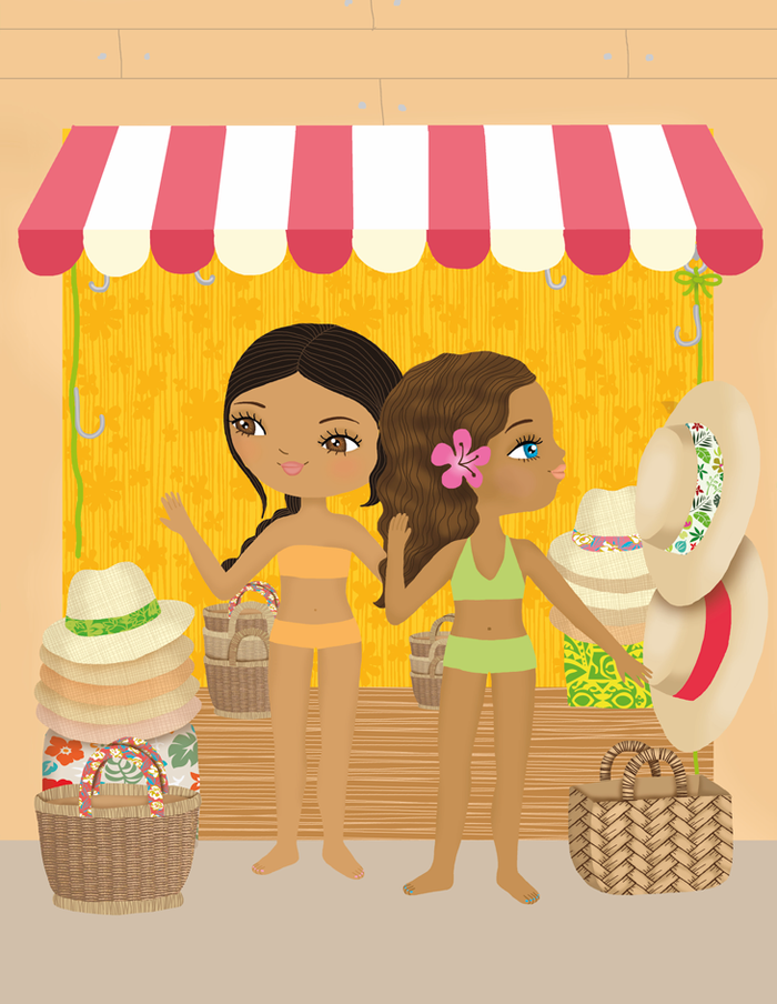 Minimiki - Stickers - Habille Mohea à Tahiti