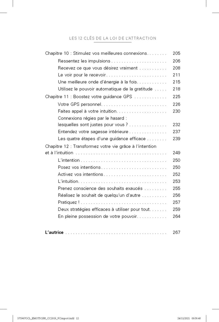 Les 12 clés de la loi de l'attraction
