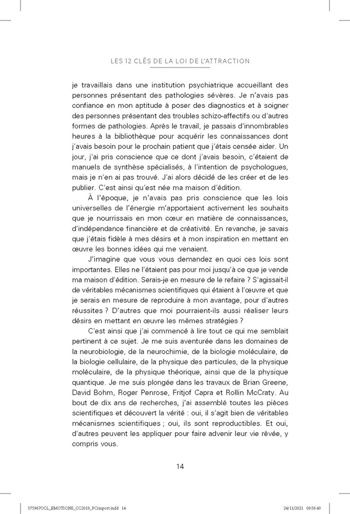 Les 12 clés de la loi de l'attraction