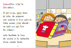 Sami et Julie font des crêpes