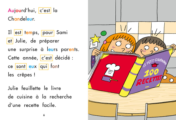 Sami et Julie font des crêpes