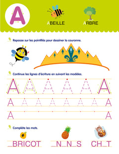 Mon cahier d'écriture : les lettres majuscules