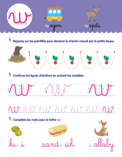 Mon cahier d'écriture : les lettres minuscules