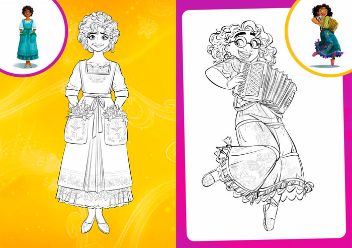 Encanto, la fantastique famille Madrigal - Mes coloriages avec stickers