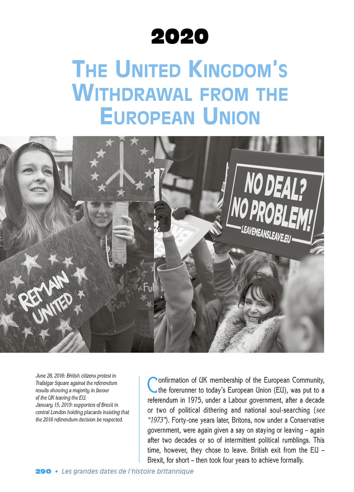 Les grandes dates de l'histoire britannique