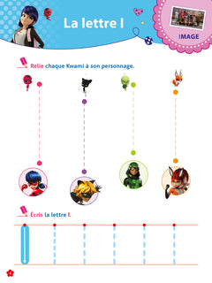 Miraculous - J'apprends à écrire les majuscules PS - MS (3-5 ans)