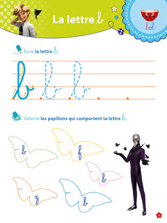 Miraculous - J'apprends à écrire les minuscules MS - GS (3-5 ans)