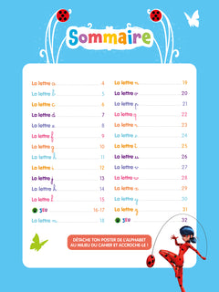 Miraculous - J'apprends à écrire les minuscules MS - GS (3-5 ans)