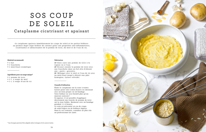 Cuisine ta cosméto: 40 recettes pour réaliser ses cosmétiques avec les produits du frigo et du placard