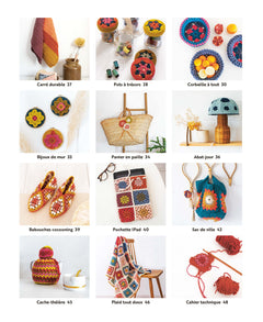 L'atelier granny square: Plus de 20 projets au crochet pop et vitaminés...