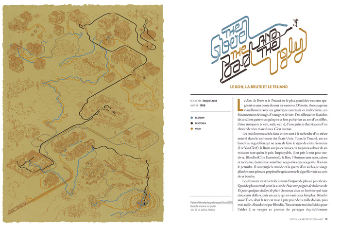 Cinemaps, cartographie de 35 films de légende