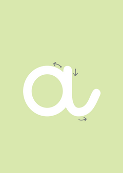 Mes cartes Montessori : Lettres rugueuses