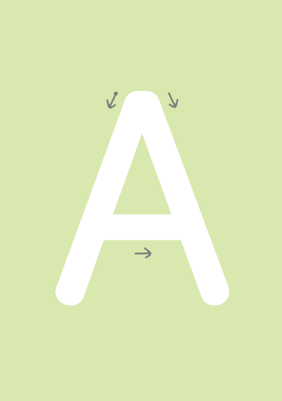 Mes cartes Montessori : Lettres rugueuses