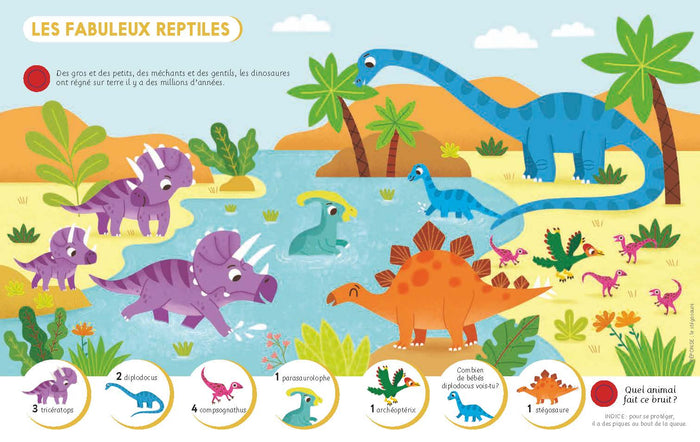 Ecoute et trouve - Les dinosaures