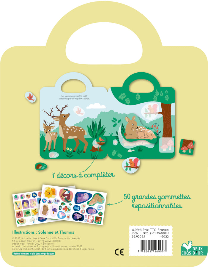 Décors et gommettes - bébés animaux