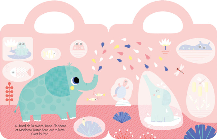 Décors et gommettes - animaux sauvages