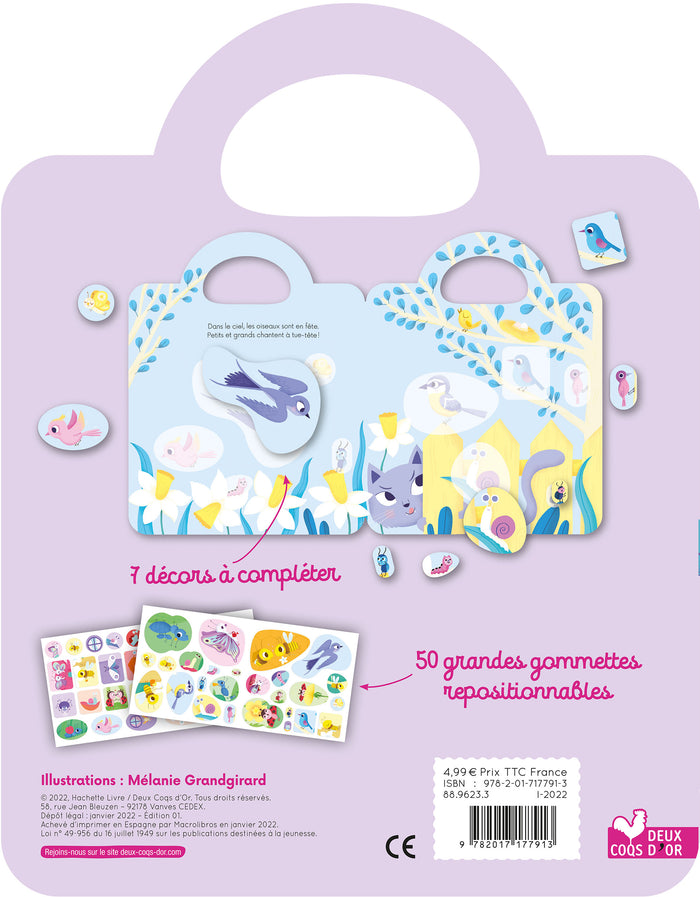 Décors et gommettes - petites bêtes du jardin