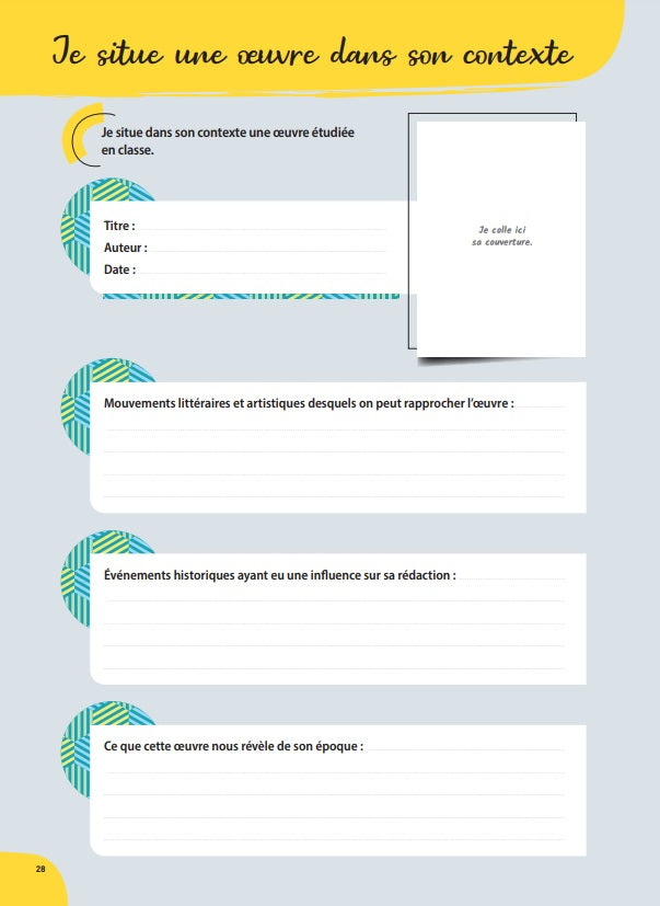 Mon carnet d'histoire littéraire