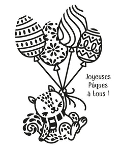 Les oeufs de Pâques - Ma première peinture magique