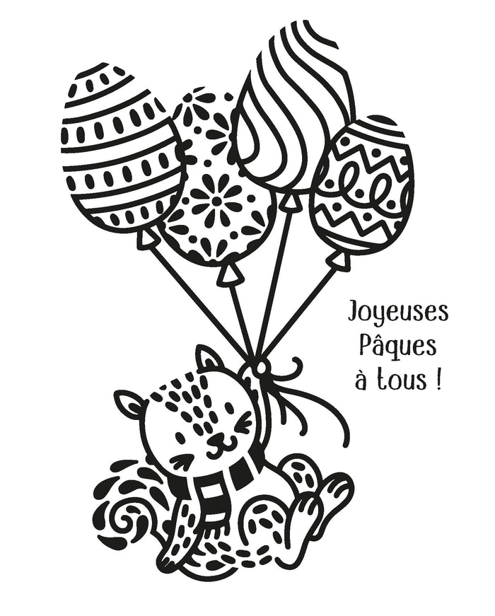 Les oeufs de Pâques - Ma première peinture magique