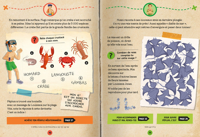 Enquête mystère - Sous les mers