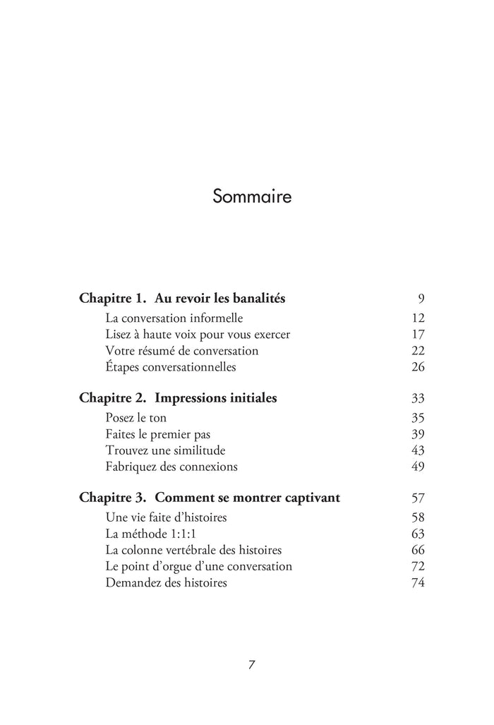 Maîtriser l'art de la conversation