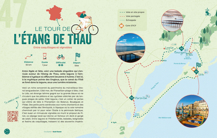 La France à vélo: Nos 50 plus beaux itinéraires