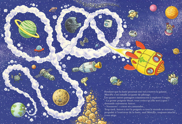 Mini-Loup dans l'espace