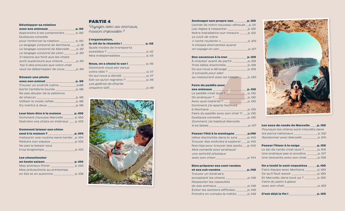 Un van, un chien, deux chats, en route !