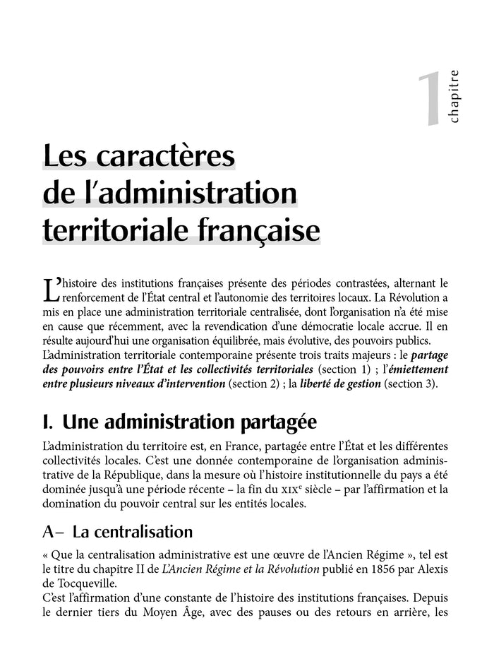 Fondamentaux - Les collectivités territoriales en France