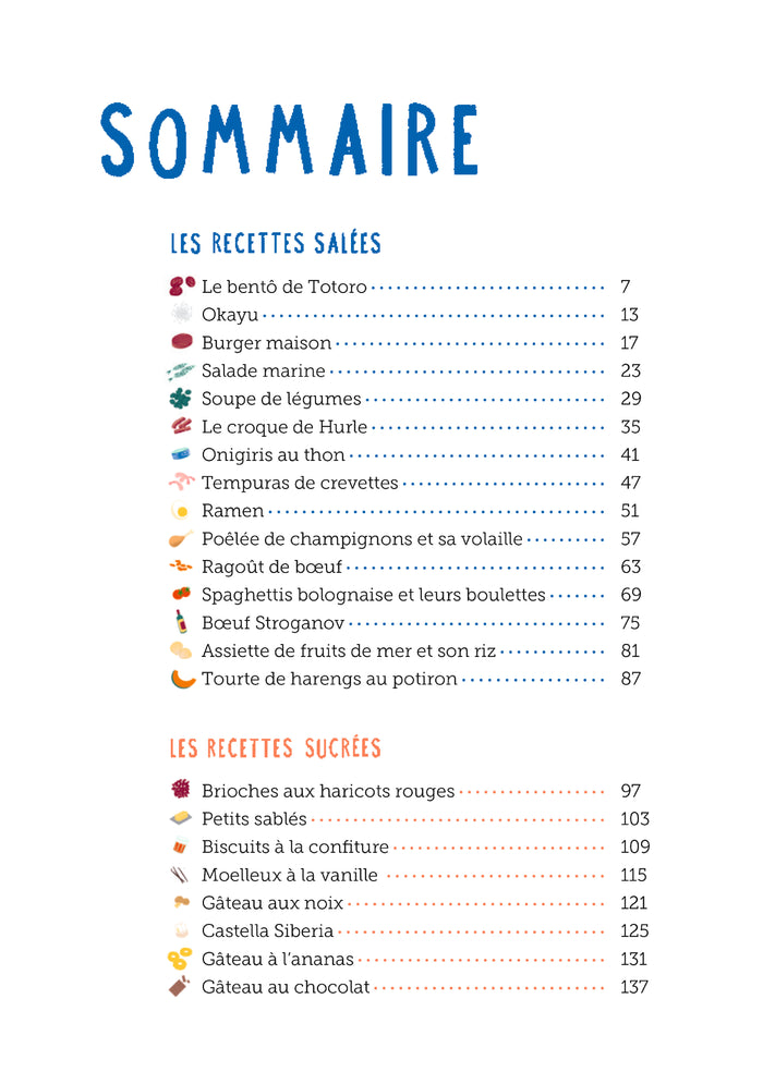 Les Recettes des films du Studio Ghibli