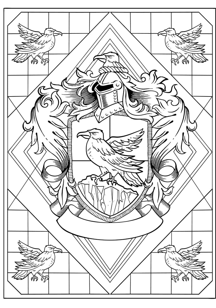 Harry Potter - Serdaigle - le livre de coloriage officiel