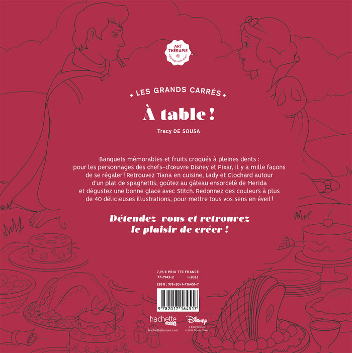 Les grands carrés Disney - À table !