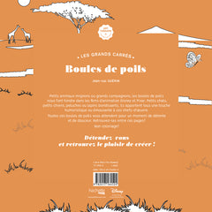 Les grands carrés Disney boules de poils