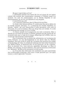 Les Lois de l'Univers ou les Bases de l'existence de la hiérarchie Divine Tome 1