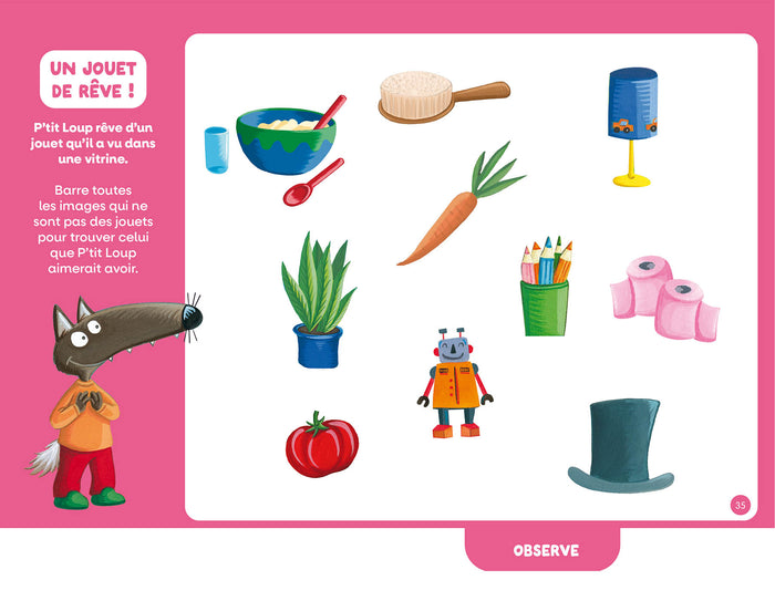 P'tit Loup - Mes premiers jeux effaçables