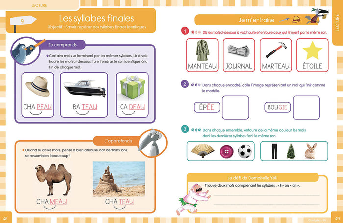 Mon année de moyenne section avec Loup - Cahier de soutien tout le programme