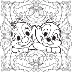 Les grands carrés Disney boules de poils