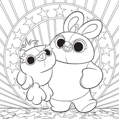 Les grands carrés Disney boules de poils