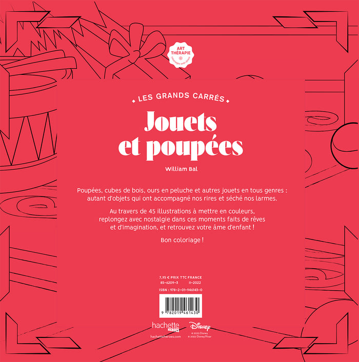 Les grands carrés Disney Jouets et poupées