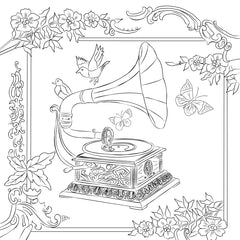 Les grands carrés d'art-thérapie musique