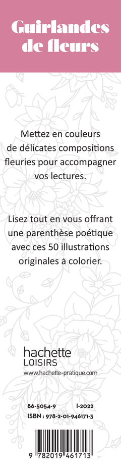 Marque-pages Guirlandes de fleurs