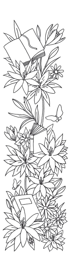 Marque-pages Guirlandes de fleurs