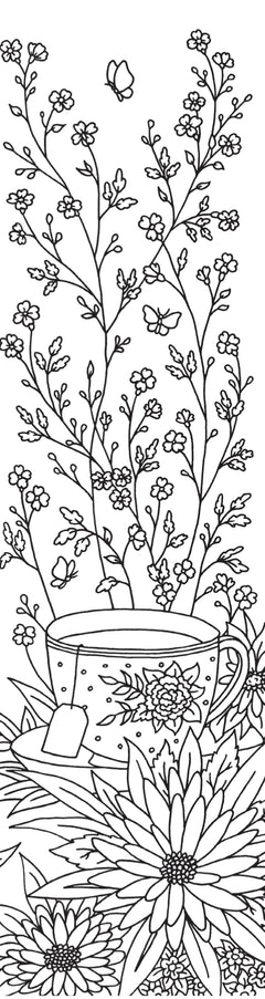 Marque-pages Guirlandes de fleurs